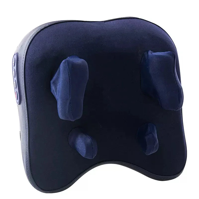 Trapezius Electric Massage Pillow Wireless Shiatsu Kneading Massager for Neck Shoulder Waist Leg Rechargeable for Car Home Use
