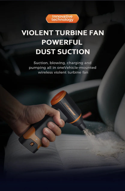 130000RPM Turbofan High Power Jet Fan Brushless Motor Variable Speed Dust Blower Cleaning Tool Air Duster Air Blower Handheld