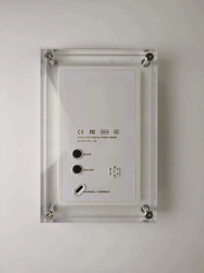 Acrylic Digital Photo Frame 5/7 Inch 1000mAh Vertical Display IPS Screen 4G Memory Battery Porta Retrato Digital