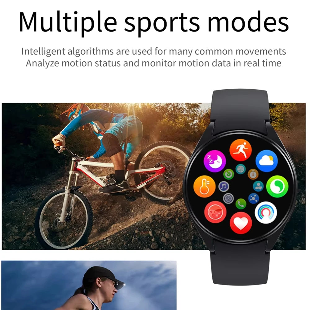 New Smart Watch 6 Men Woman 1.44 Inch Screen Bluetooth Call Heart Rate Health Monitoring Wacthes 6 Pro Updates