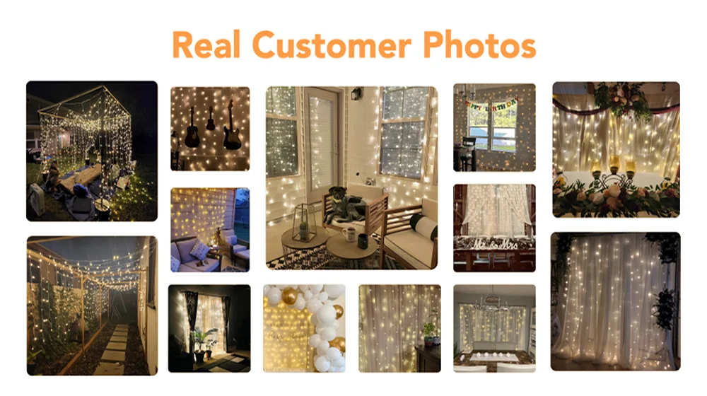 LED Curtain Light String 220V Holiday Curtain Garland Lights Indoor Outdoor Room Christmas Decoration Fairy Lights